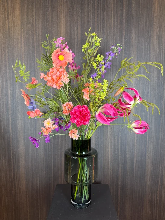 zijdenbloemen boeket