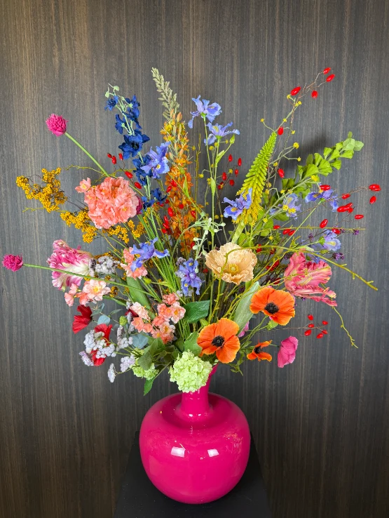 zijden bloemen boeket