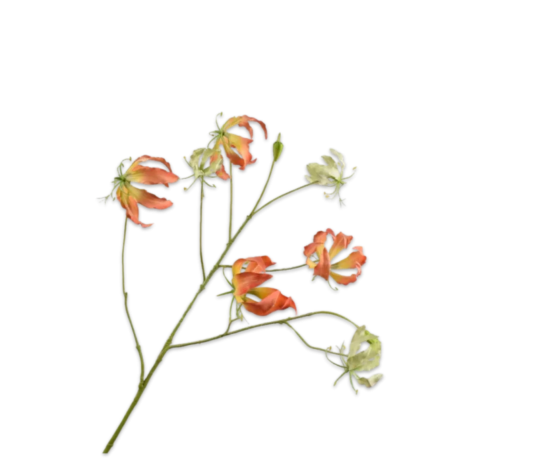 Gloriosa oranje 110 cm Silk-ka