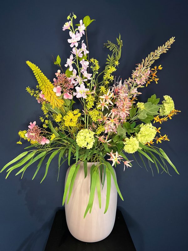 plukboeket zijdebloemen Maud