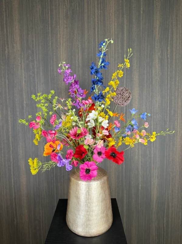 zijdebloemen boeket Lotte