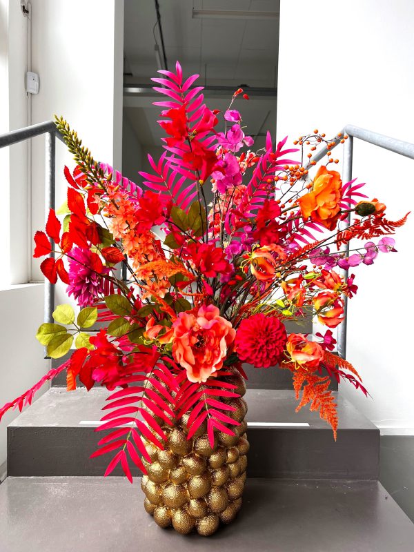 groot zijdenbloemen boeket