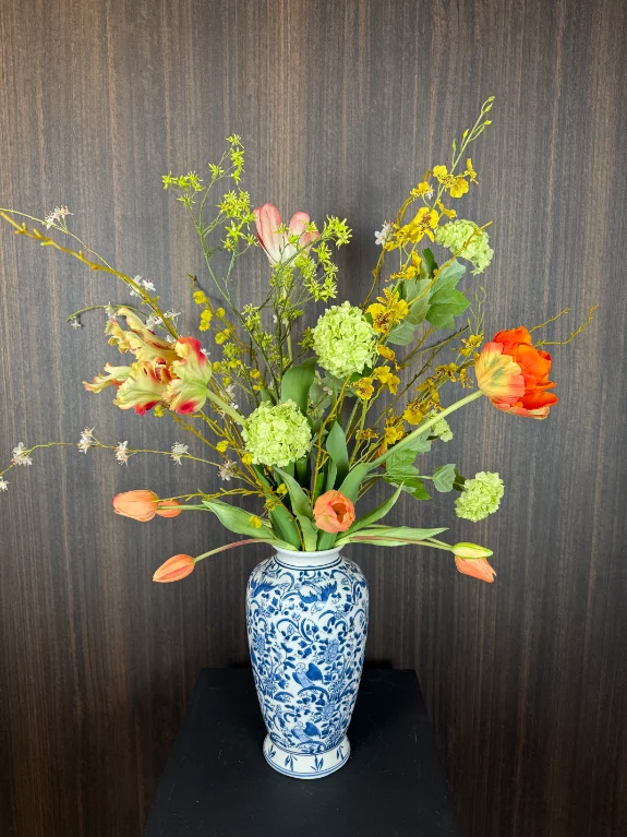 zijdenbloemen boeket Lou