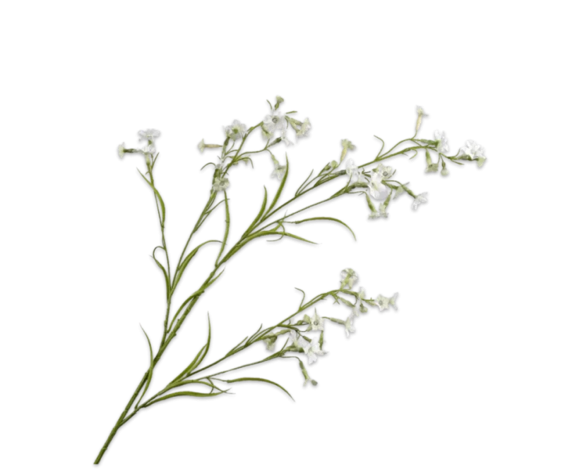 nicotiana kunstbloem wit