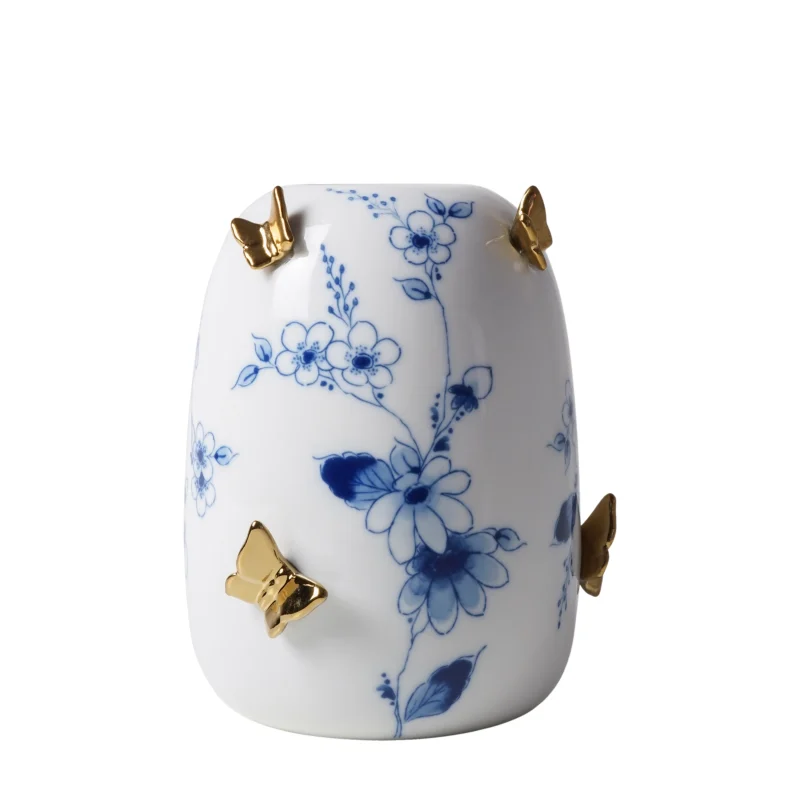 gouden vlinders goud vaasje