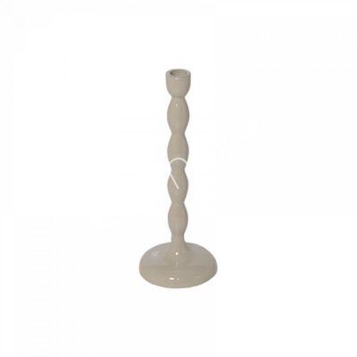 Kandelaar beige small 12x30 cm