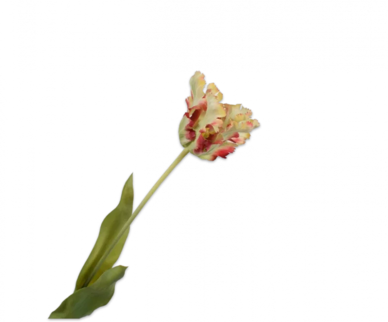 Rood groen tulp – Silk-ka Real Touch – H71 cm