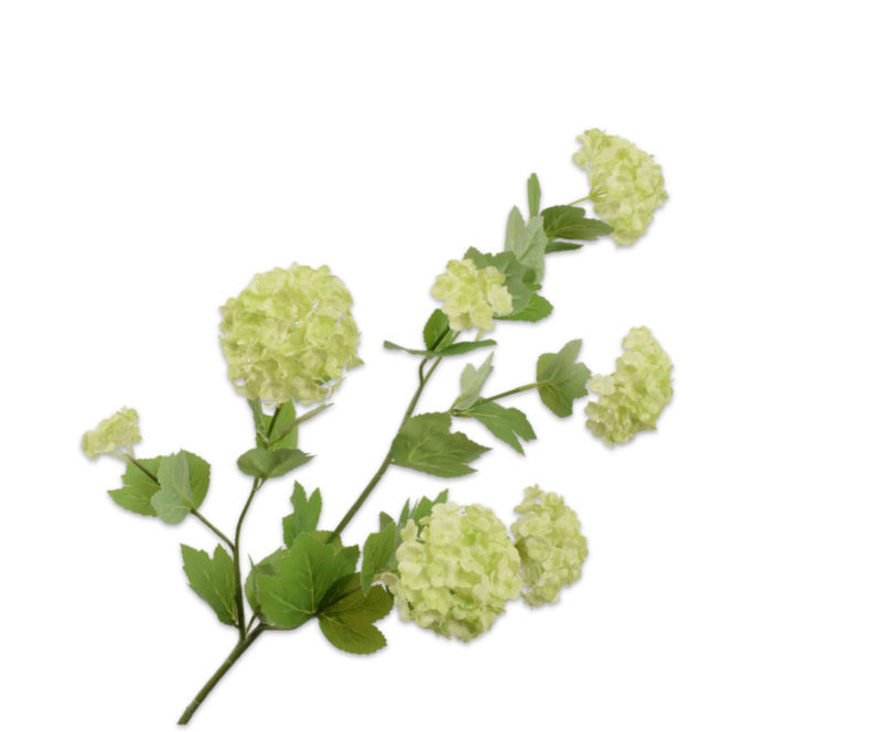 Sneeuwbal viburnum licht groen 78 cm Silk-ka