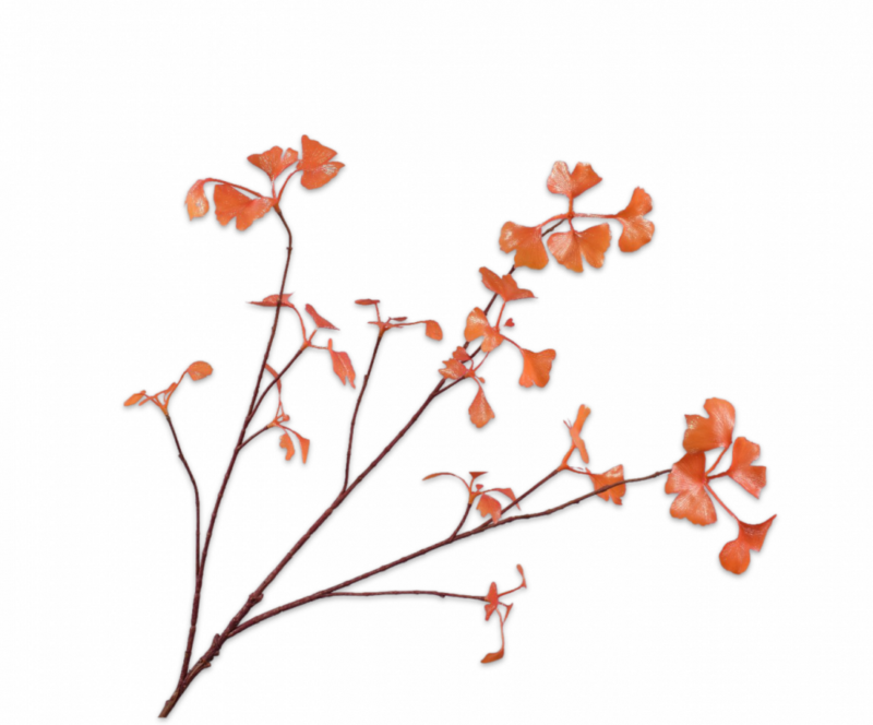 Shiny tak oranje - H96 cm