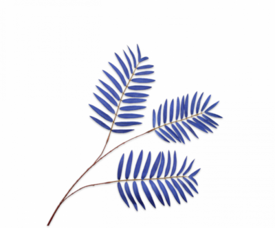 kunst varen blauw