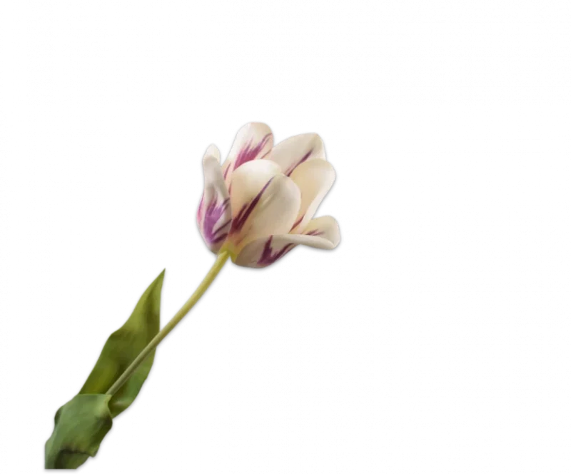 Licht paarse tulp - Silk-ka Real Touch - H71 cm