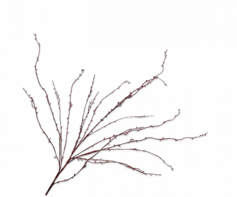 Brem tak donker rood Silk-ka H140 cm