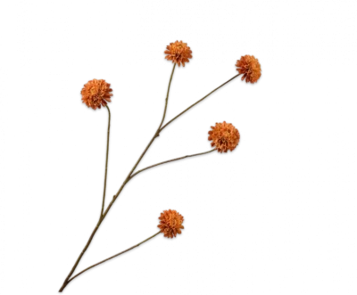 Dahlia tak oranje Silk-ka - H90 cm