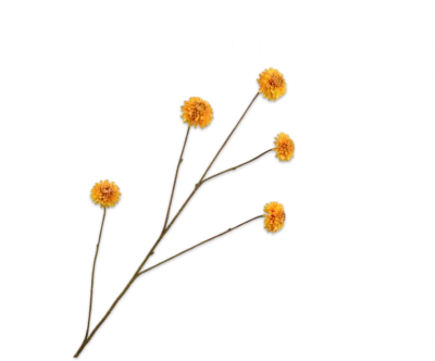 Dahlia tak geel Silk-ka - H90 cm