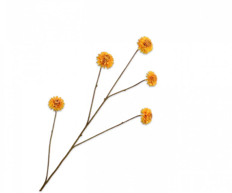 Dahlia tak geel Silk-ka - H90 cm