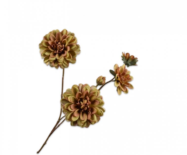 Dahlia tak groen Silk-ka - H70 cm