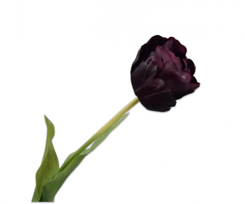 Bordeaux tulp - Silk-ka Real Touch - H66 cm