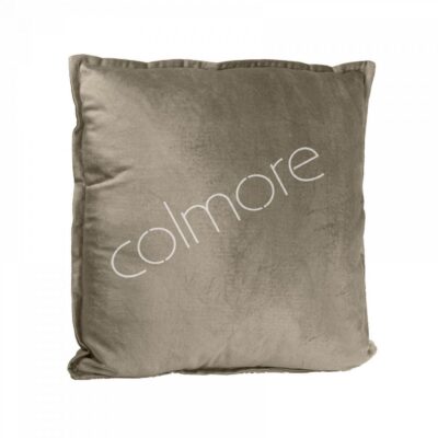 Kussen taupe velvet 50x50 cm