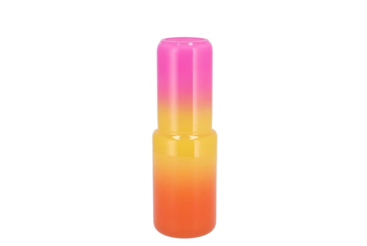 Vaas multicolor long - H25 cm