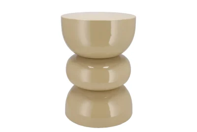 Bijzettafel Sefora beige- H45 cm