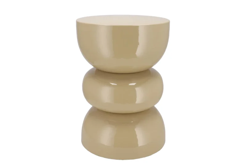 Bijzettafel Sefora beige- H45 cm