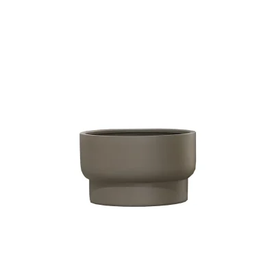 Nyla bloempot taupe S - H32