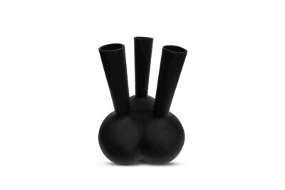 Toetervaas mat zwart 3 mouth small