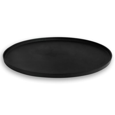 Dienblad zwart rond