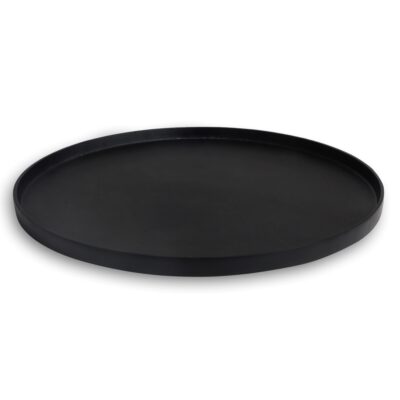 Dienblad zwart rond