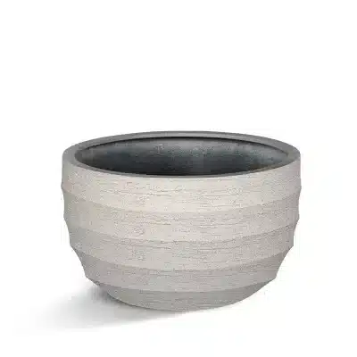 Bloempot Bordo new egg pot low - zand - H47 cm