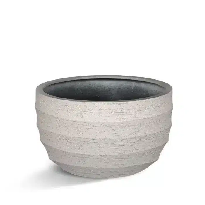 Bloempot Bordo new egg pot low - zand - H47 cm