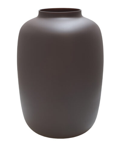 Vaas taupe matte - medium - H35 cm