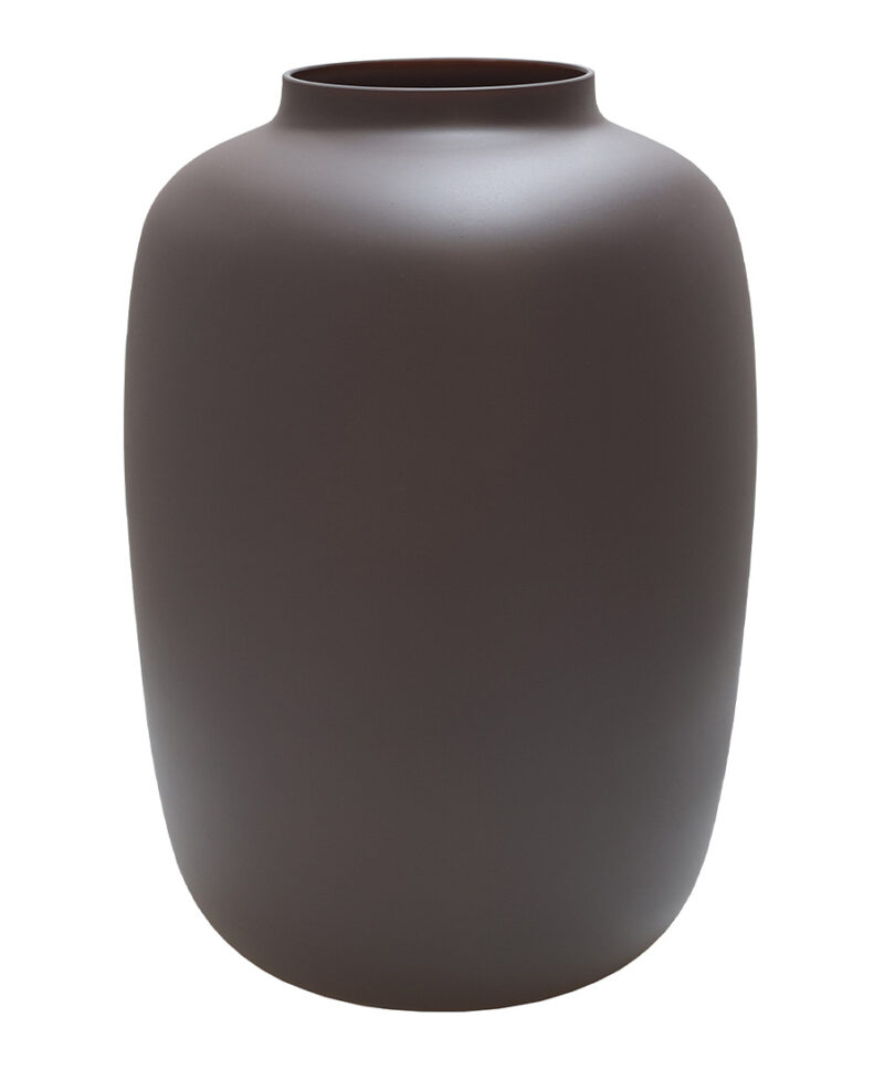 Vaas taupe matte - medium - H35 cm