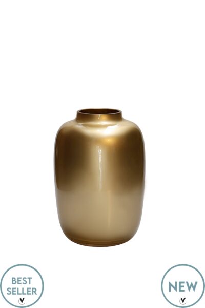 Vaas goud small H24 cm