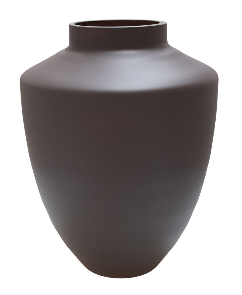 Vaas Tugela - taupe - H36 cm