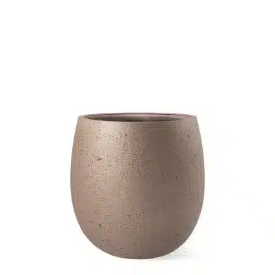 Bloempot Grigio metallic balloon - brons - H55