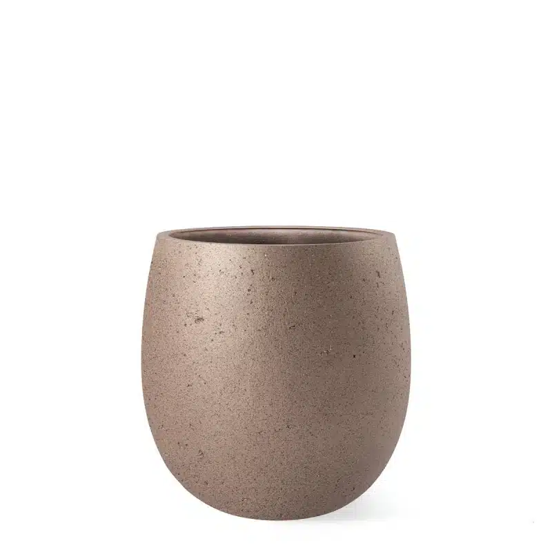 Bloempot Grigio metallic balloon - brons - H55