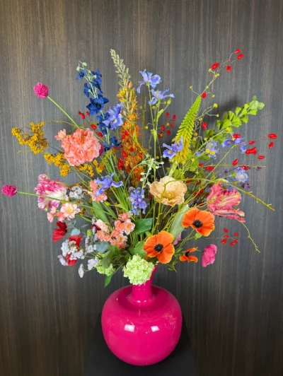 zijden bloemen boeket