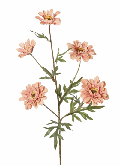 Chrysant zalm 75 cm
