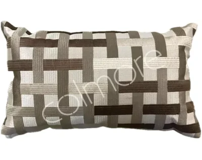 Kussen Meadow beige bruin 60x35 cm