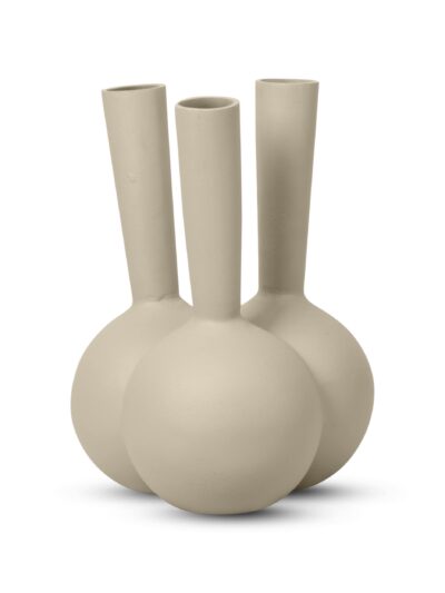 Toetervaas 3 mouth beige sand large