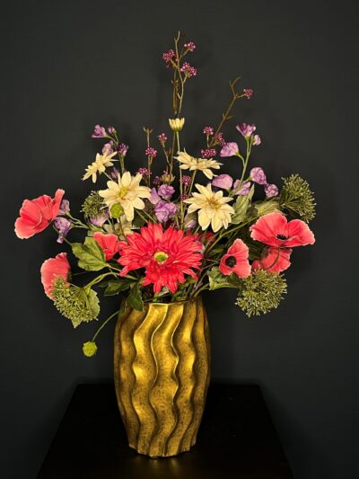 Zijdebloemen boeket Rosa