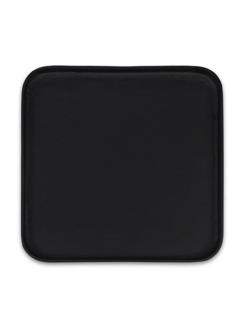 Dienblad Lyom vierkant zwart s - 40x40 cm