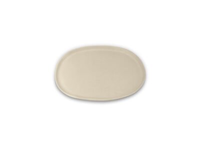 Dienblad ovaal beige small 51x40 cm