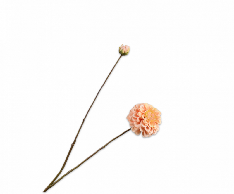 Dahlia tak perzik zalm 86 cm Silk-ka