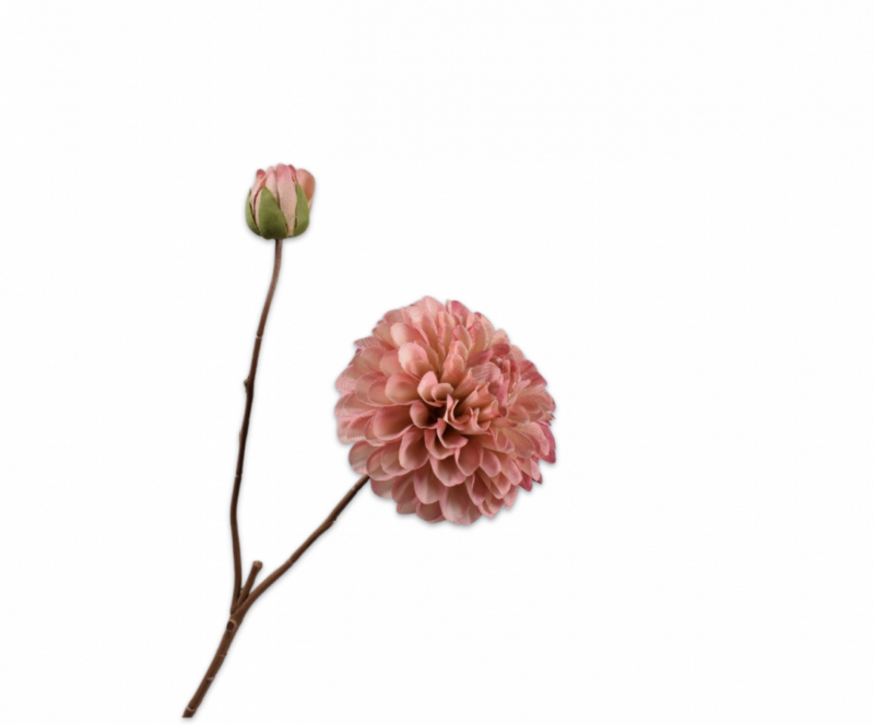 Dahlia tak roze 60 cm Silk-ka