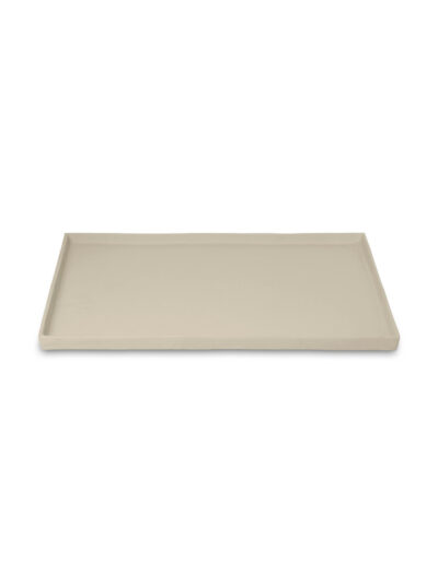 Dienblad beige vierkant 60x60 cm