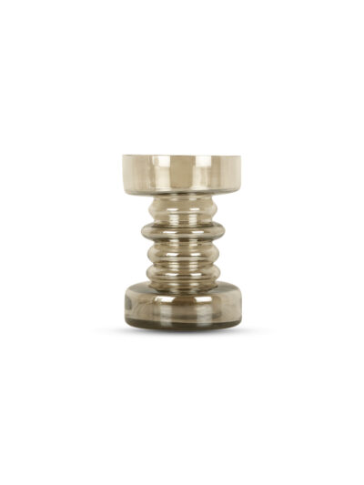 bombyxx glazen kandelaar - extra small - H15 cm