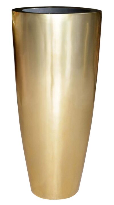 gouden bloempot