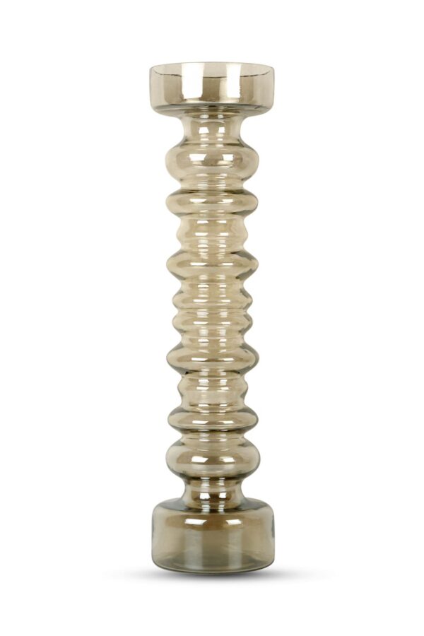 bombyxx glazen kandelaar - extra large - H43 cm